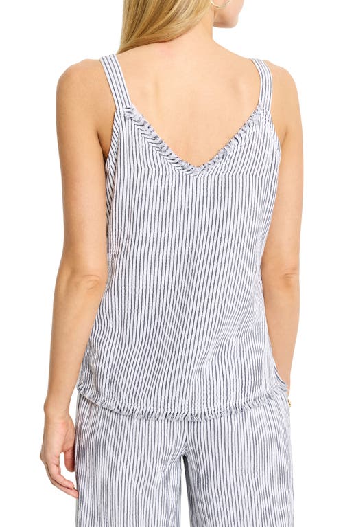 Nic + Zoe Nic+zoe Pin Stripe Gauze Tank Top