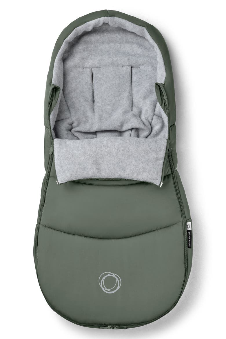 Water Repellent Stroller Footmuff, Alternate, color, FOREST GREEN