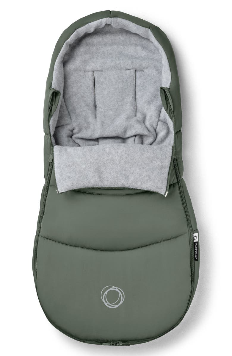 Bugaboo Water Repellent Stroller Footmuff, Alternate, color, Forest Green