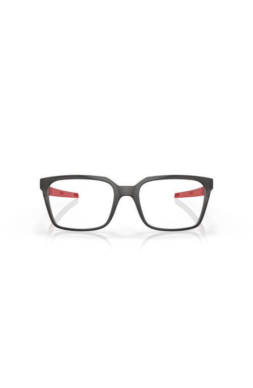 Oakley 53mm Rectangle Optical Glasses In Gray