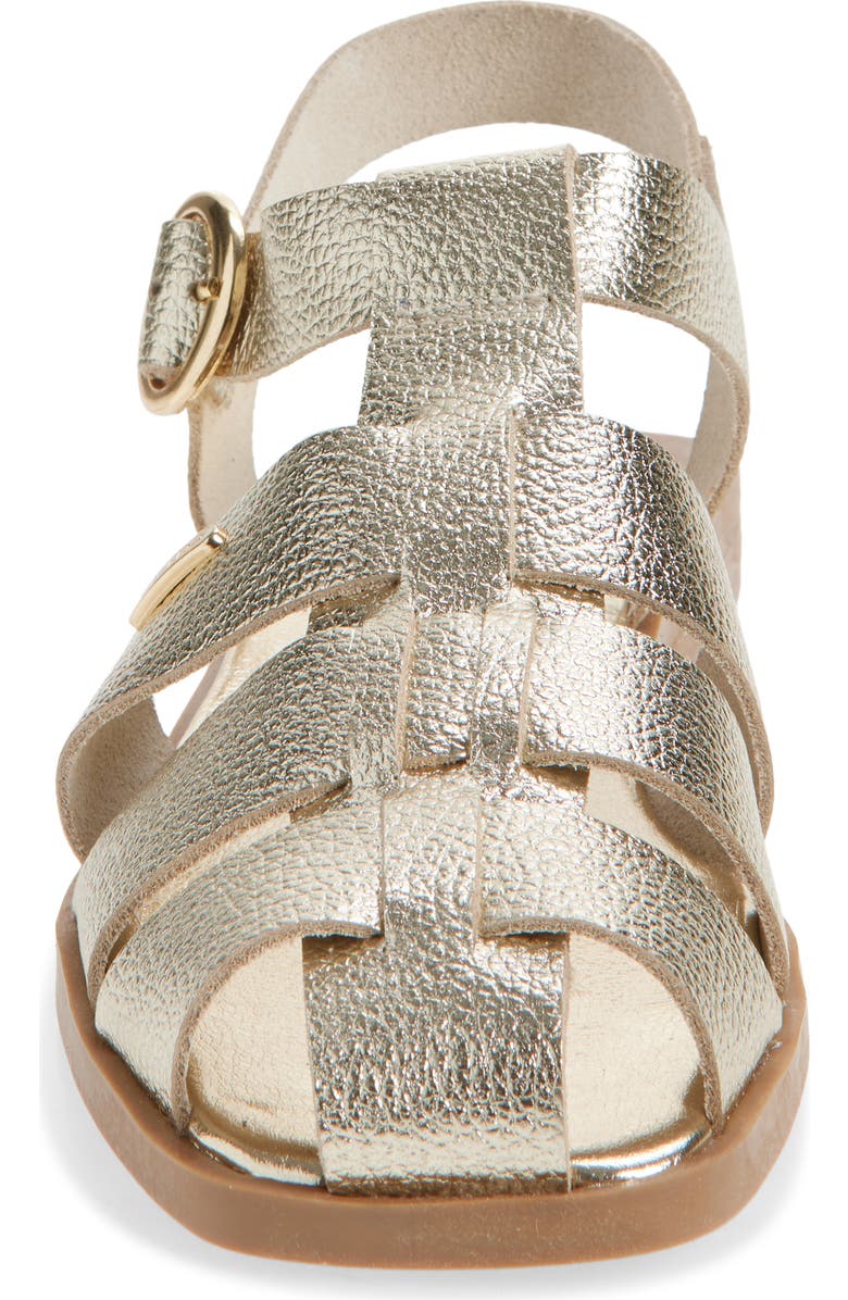 Bottero Botfisher Ankle Strap Fisherman Sandal, Alternate, color, Dourado 22