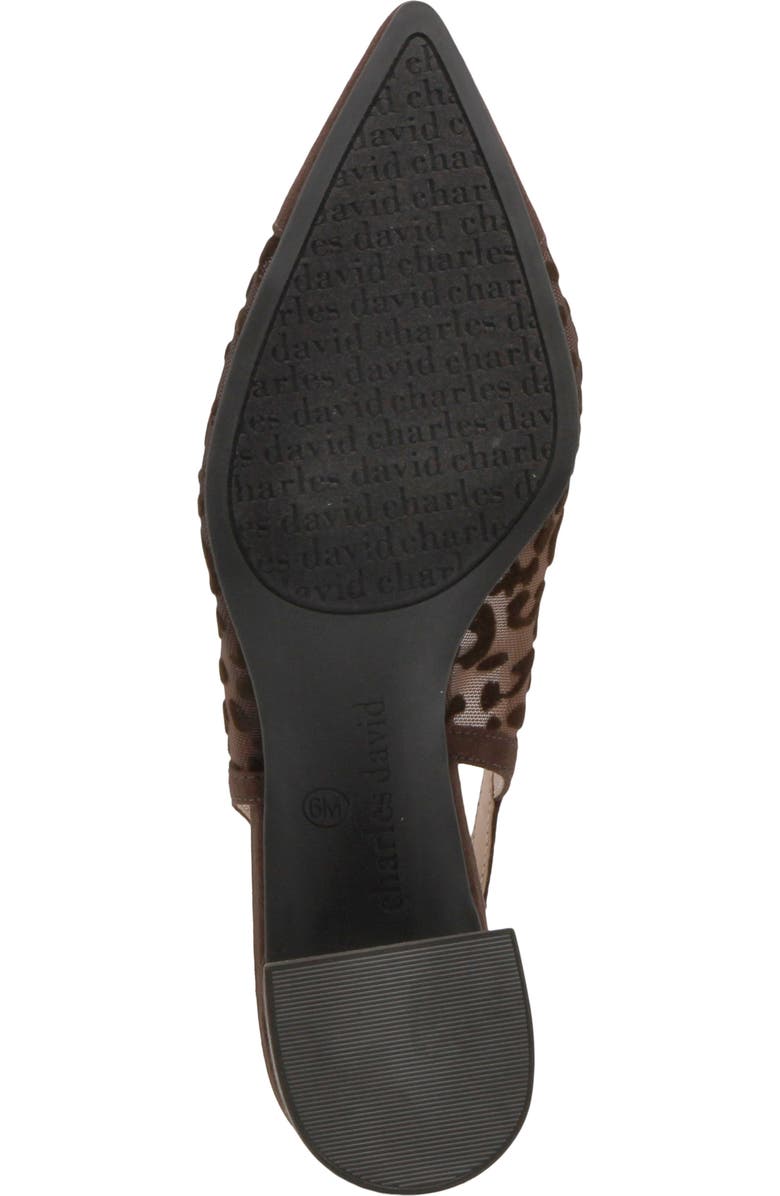 Charles by Charles David Afrika Slingback Pump, Alternate, color, Dark Chocolate