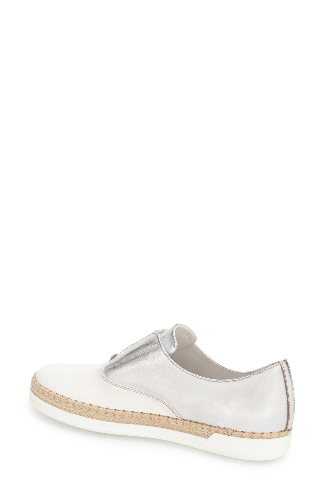 Tod's Espadrille Sneaker, Alternate, color, 