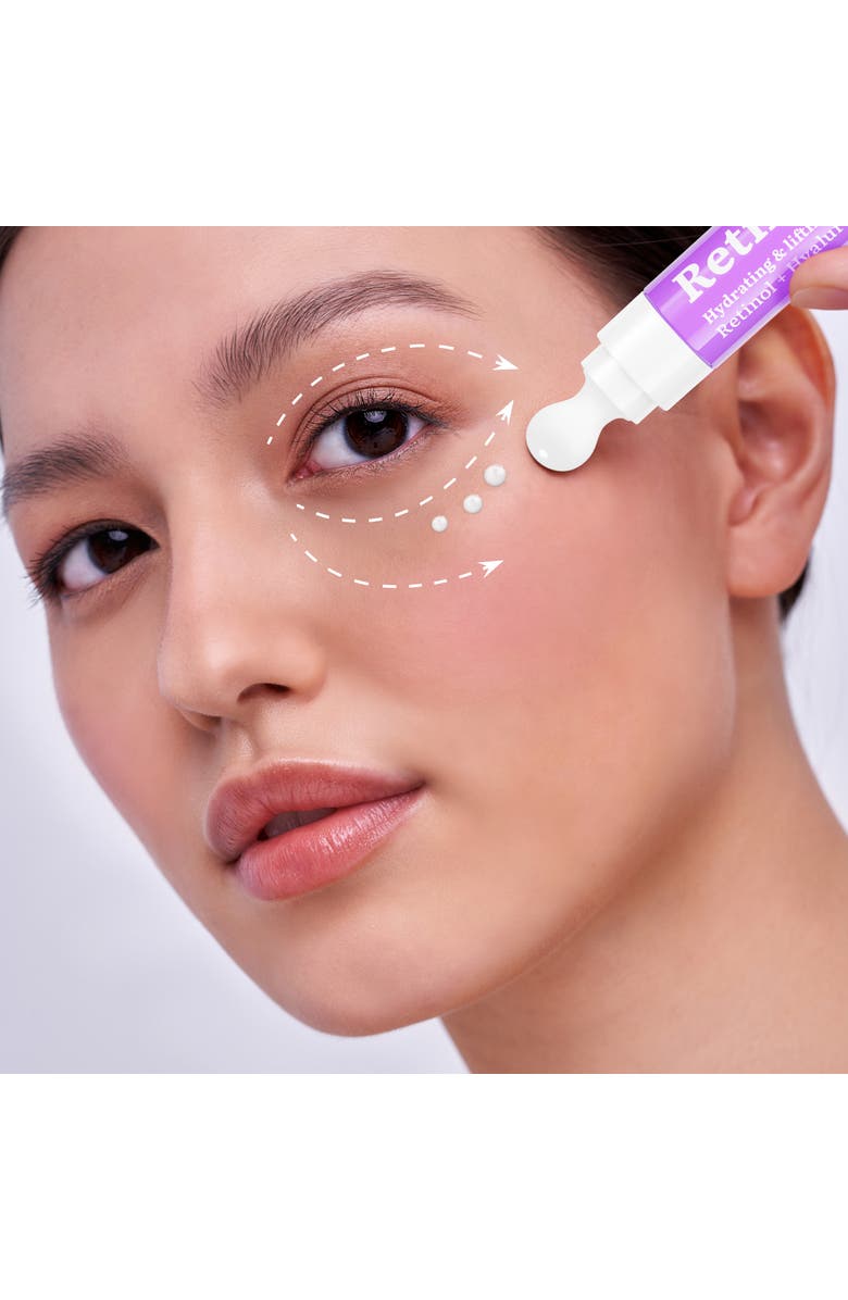 7DAYS Eye Cream with Retinol for Moisturizing & Smoothing Skin with Cooling Ceramic Applicator, Alternate, color, White