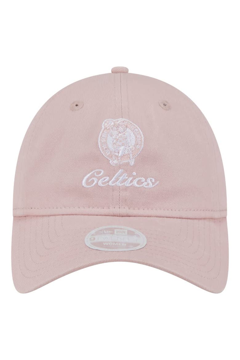 Women's New Era  Pink Boston Celtics Gameday Preppy 9TWENTY Adjustable Hat, Alternate, color, Pink