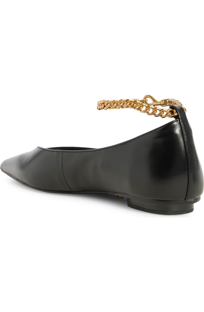 Rebecca Minkoff Ankle Chain Ballet Flat, Alternate, color, Black