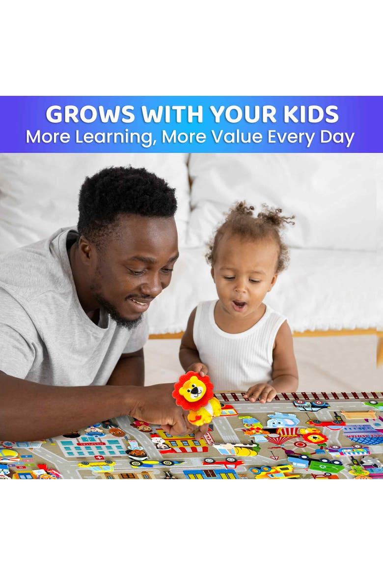 Kids Felt Board Learning Set, Alternate, color, City