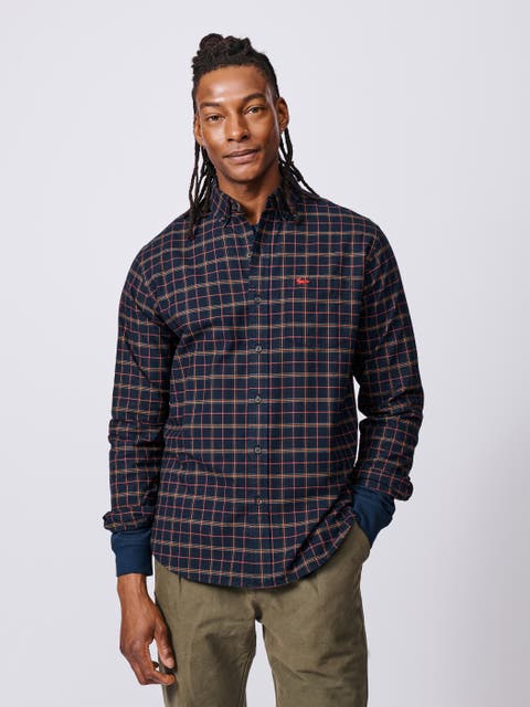 Merton Brushed Oxford Button Down Shirt