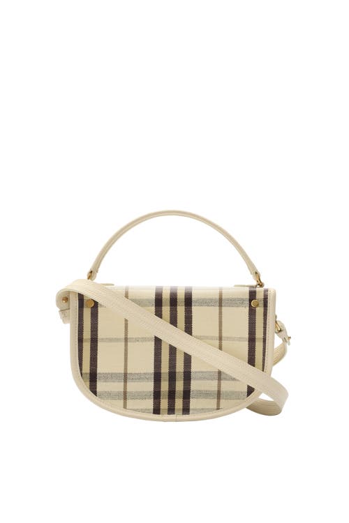 Burberry Highlands Plaid Tote Bag In Multi
