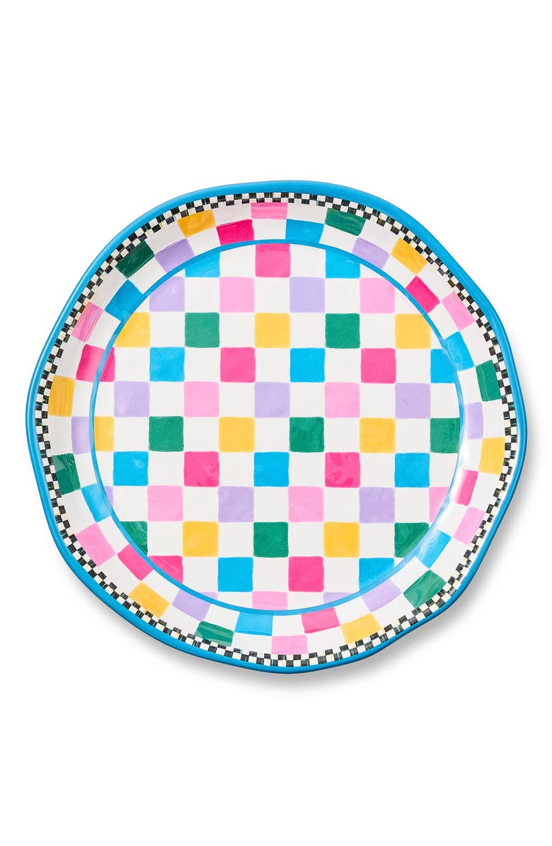 MACKENZIE CHILDS Jamboree Large Melamine Platter, Alternate, color, Blue Multi