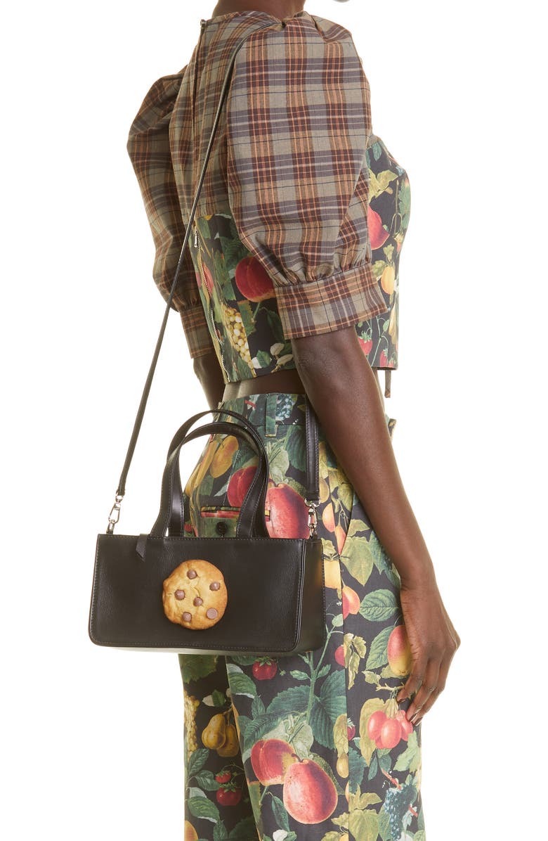 Puppets and Puppets Cookie Leather Top Handle Bag, Alternate, color,