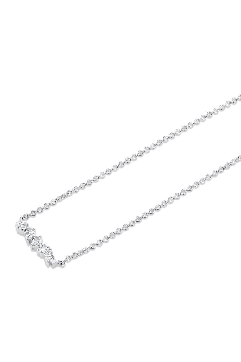 Mini Montage Mixed Cut Diamond Bar Necklace, Alternate, color, 18K Yellow Gold