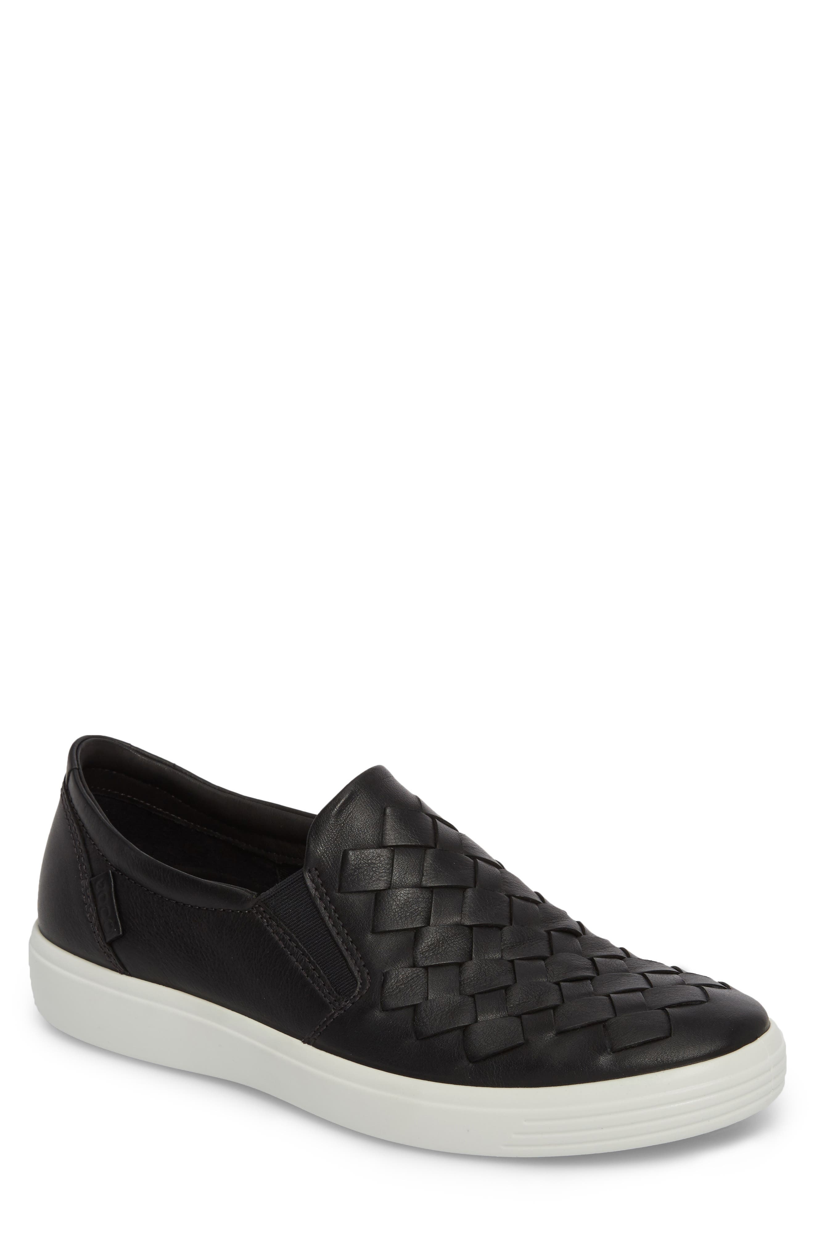 ECCO Soft 7 Woven Slip-On Sneaker, Main, color, 