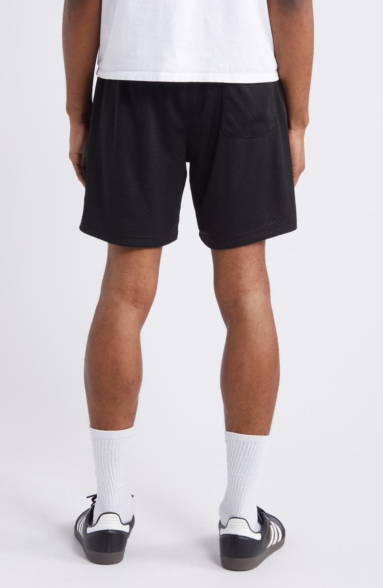 PacSun Aaron Drawstring Mesh Shorts, Alternate, color, Black