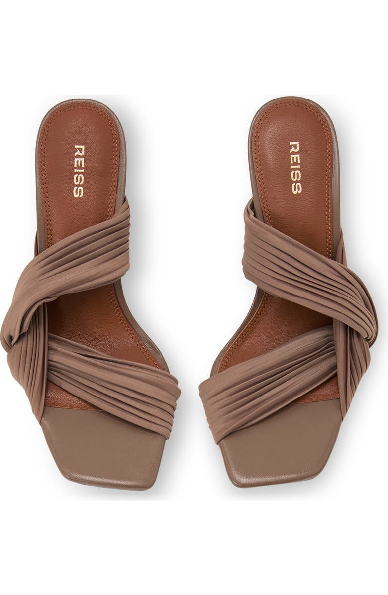 Reiss Raya Slide Sandal, Alternate, color, Taupe
