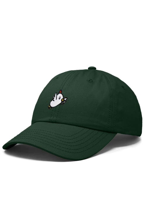 DALIX DALIX CHICKEN EMBROIDERED COTTON CAP