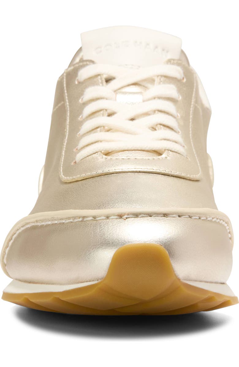 Cole Haan GrandPro LP Runner Energyweave Sneaker, Alternate, color, Soft Gold Leather