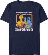 Sesame Street® Men's Everything I Know I Learned On The Streets Short Sleeve Graphic T-shirt