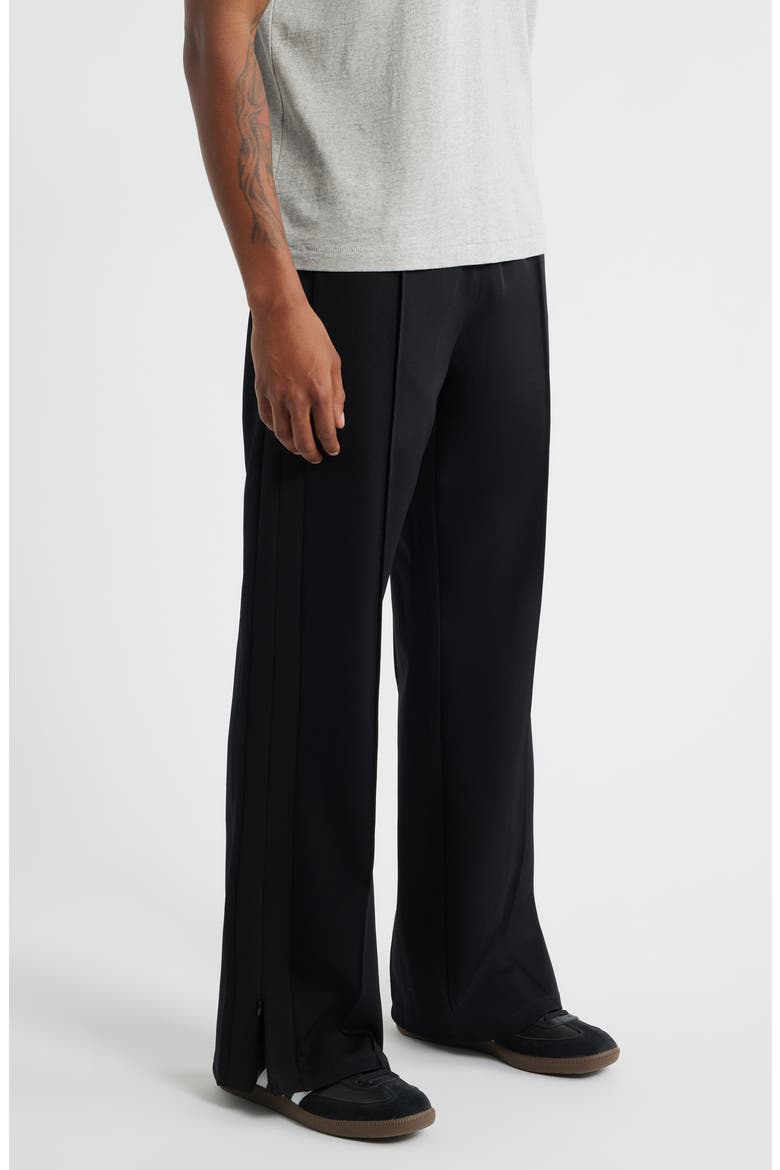 Notte Knit Track Pants, Alternate, color, BLACK