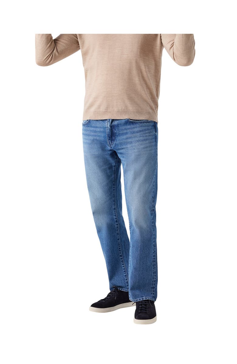 Robert Talbott Austin Selvedge 5-Pocket Pant, Main, color, Indigo Rinse