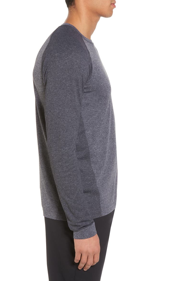 Vapor Long Sleeve T-Shirt, Alternate, color, HEATHER ASPHALT