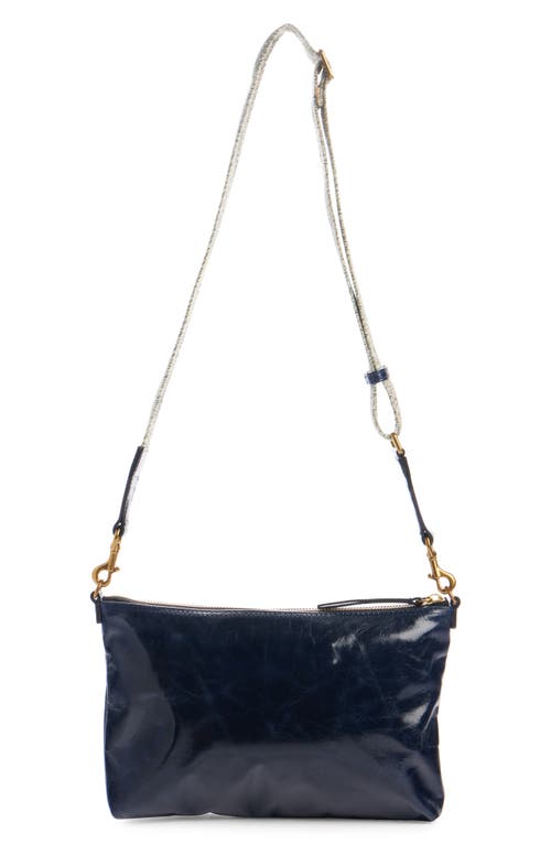 Isabel Marant Nessah Leather Crossbody Bag In Midnight