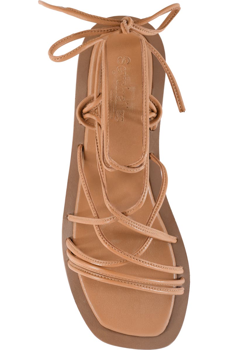 Seychelles Lilac Two Ankle Wrap Sandal, Alternate, color, Tan