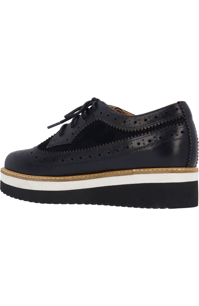 L'Amour des Pieds Zorielle Platform Oxford, Alternate, color, Black