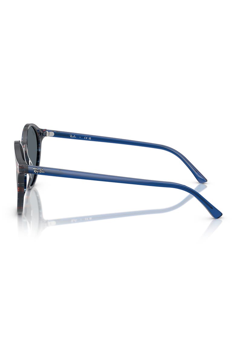 Phantos 53mm Round Sunglasses, Alternate, color, BLUE
