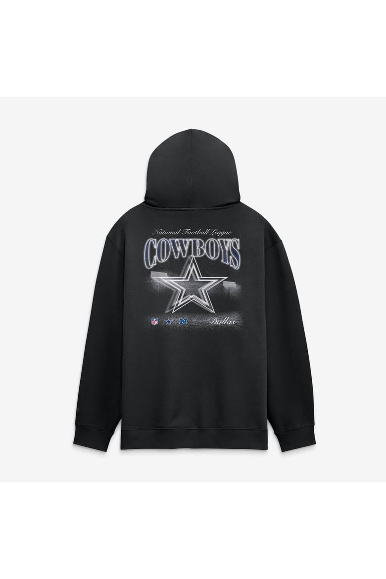 Men's Fanatics Black Dallas Cowboys Nightfall Long Sleeve Fleece Hoodie, Alternate, color, Black