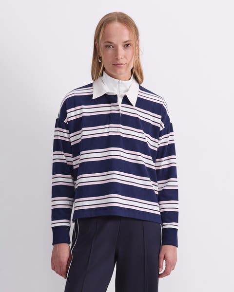 Kiaya Cropped Rugby Shirt
