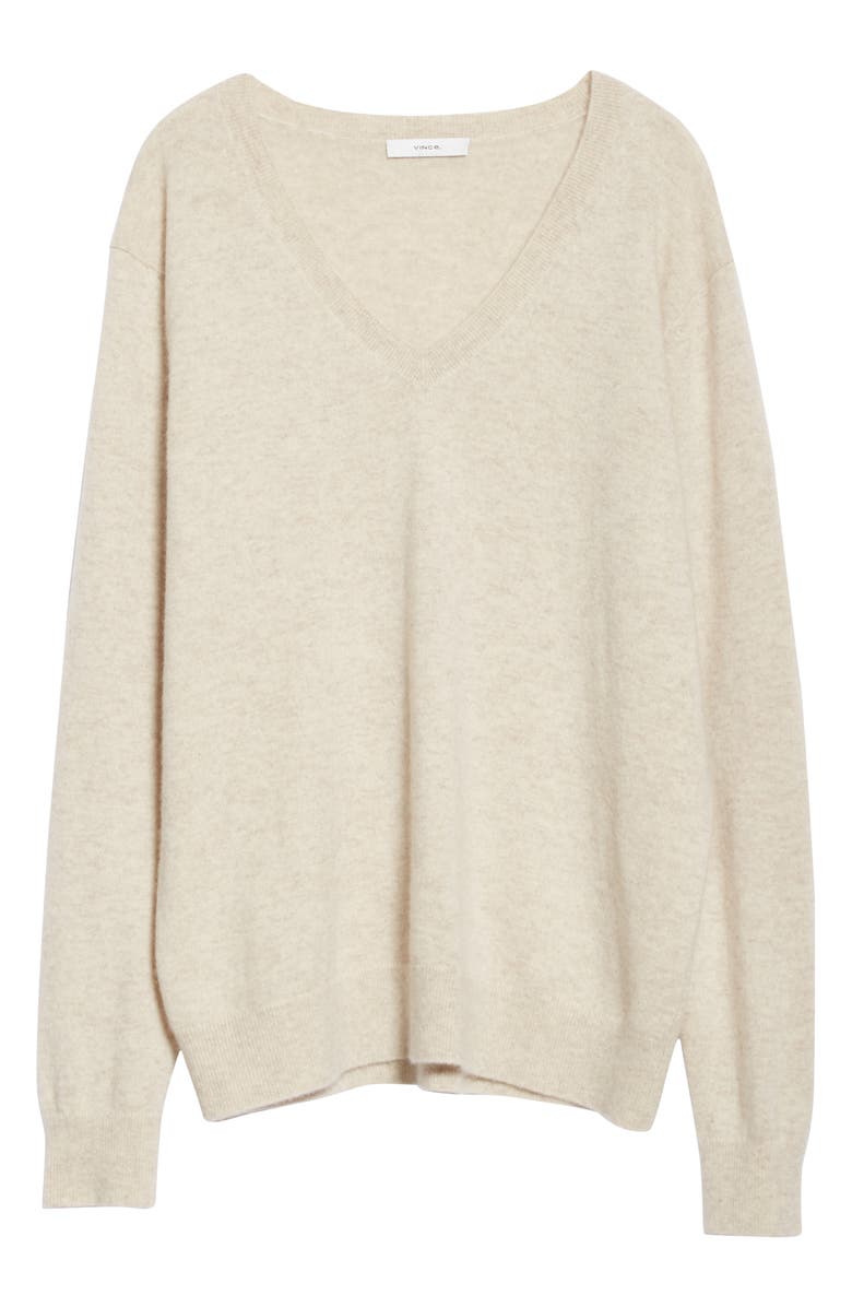 Vince Weekend V-Neck Cashmere Sweater, Alternate, color,