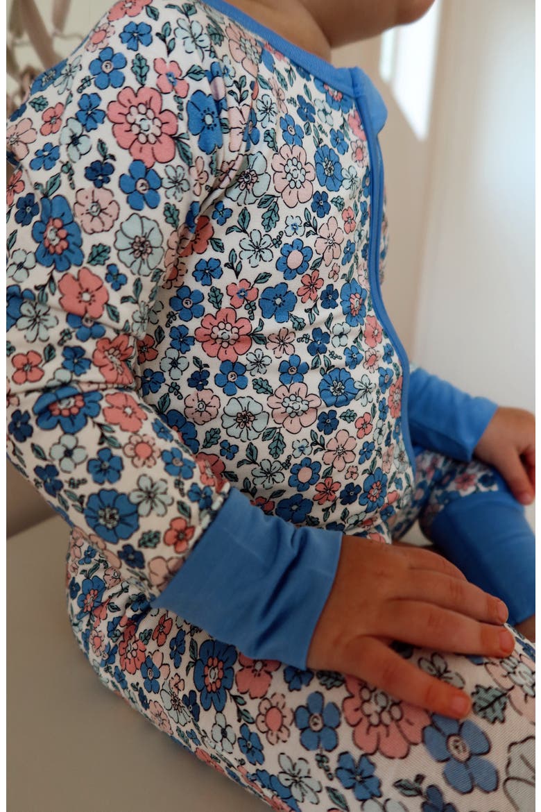Lily Floral Romper, Alternate, color, Lily Floral