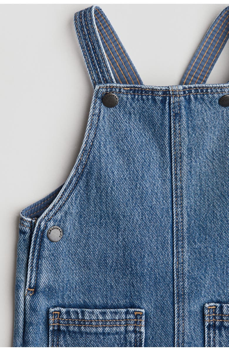 H&M Denim Dungarees, Alternate, color, 