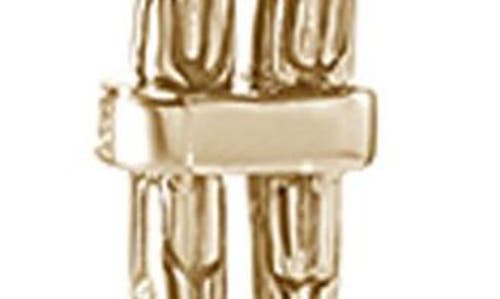 John Hardy Spear Diamond Bypass Hoop Earrings In Gold