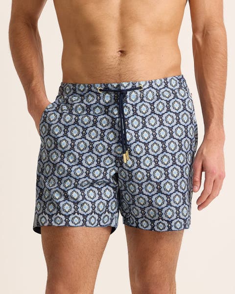 Bulldog Drawcord Mid-Length Classic Fit Drawcord Swim Shorts