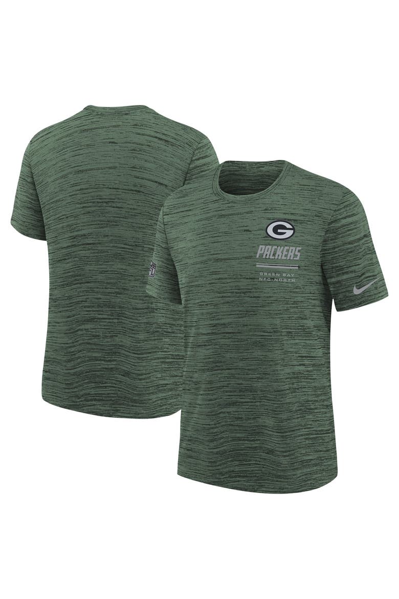 Youth Nike  Green Green Bay Packers Sideline Velocity Dri-FIT T-Shirt, Main, color, Green