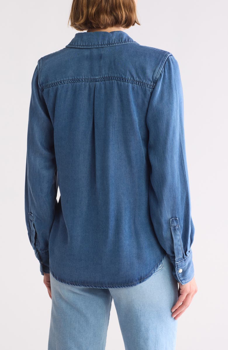 7 For All Mankind Chambray Shirt, Alternate, color, 