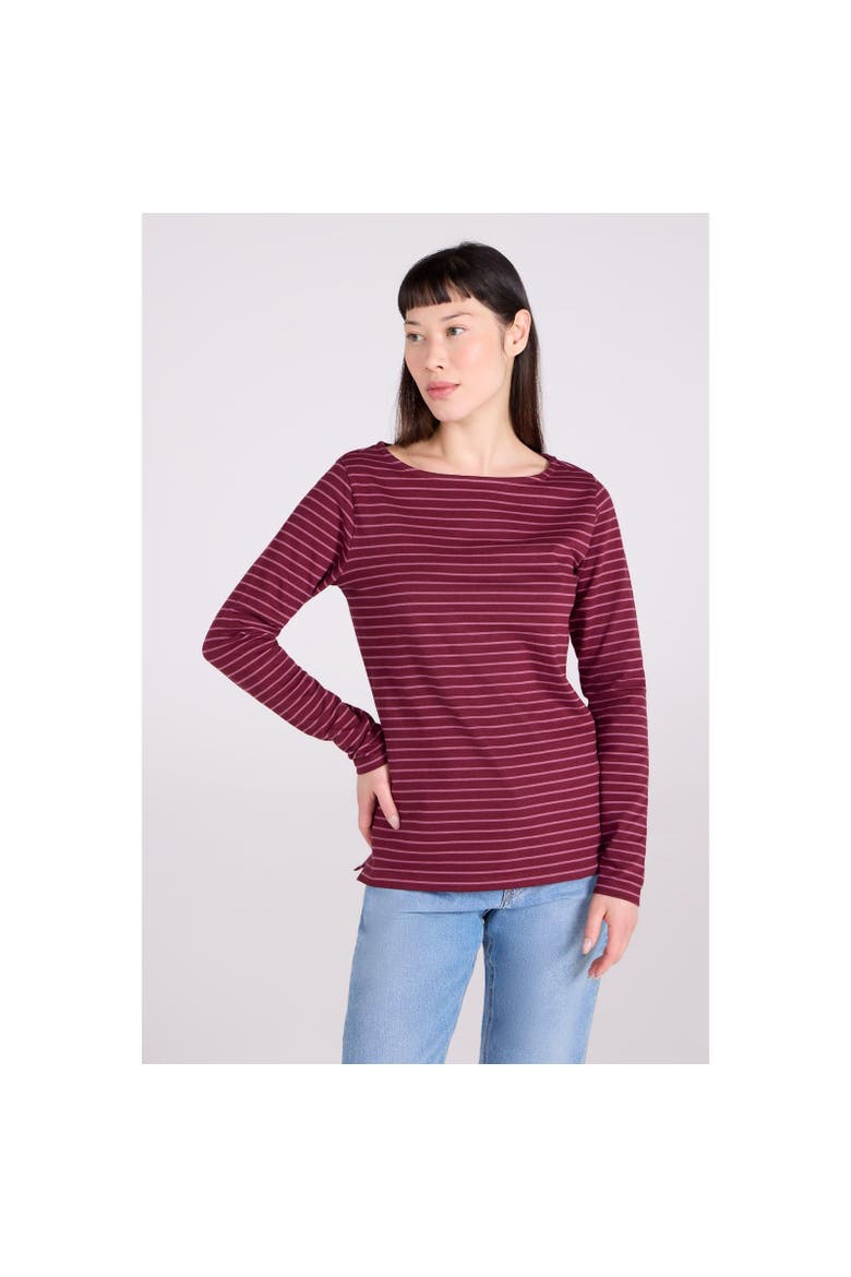 St Ives Crew Neck Top, Main, color, Dusky Purple