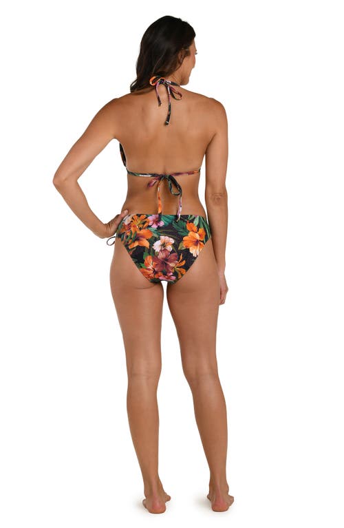 La Blanca Tropical Hideaway Triangle Bikini Top In Multi