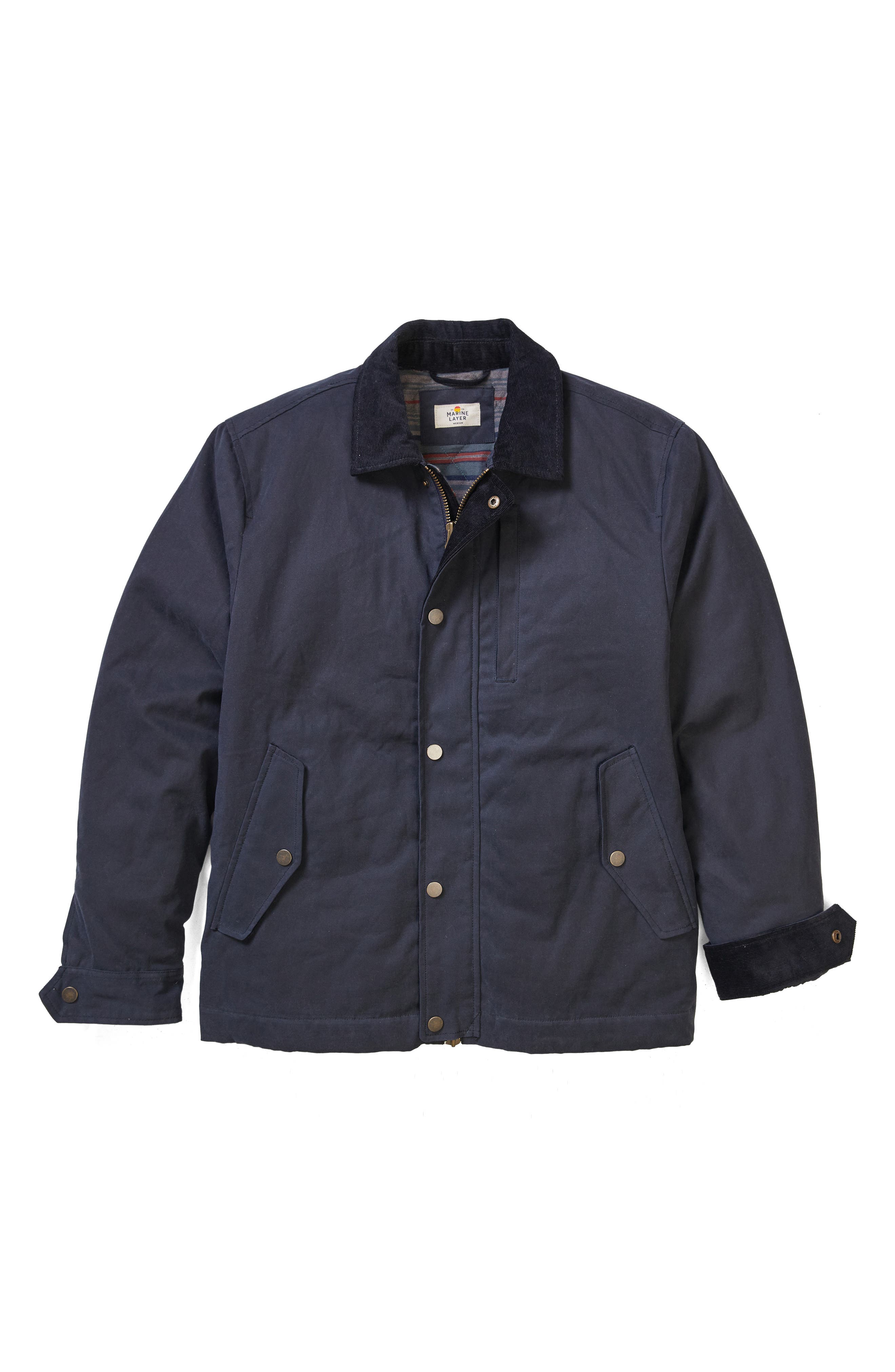 Мужские Marine Layer Wax Canvas Barn Jacket — фото 4