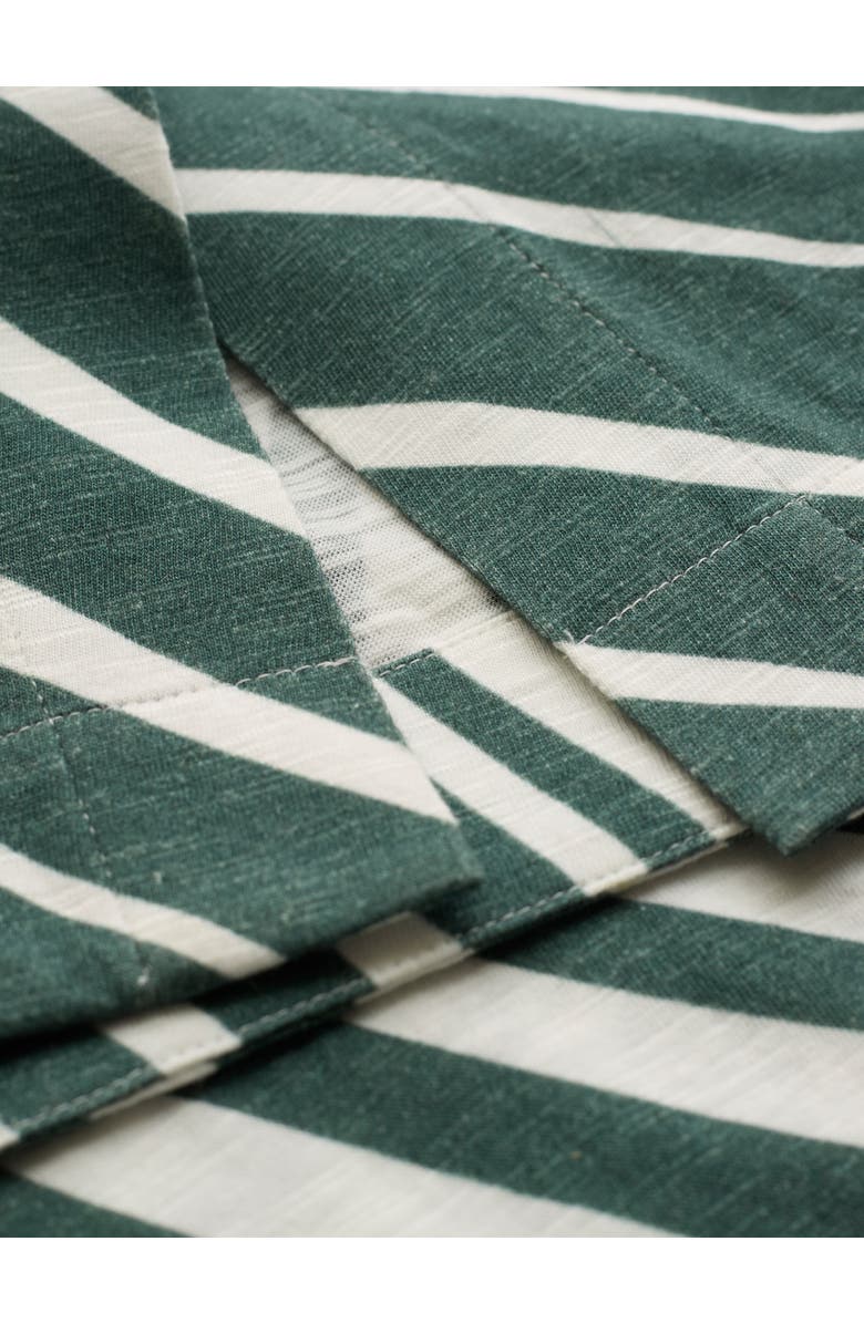 Celtic & Co. Slub Jersey S/L Midi Dress, Alternate, color, Dark Sage Fan