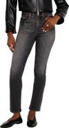 Good American Good Legs Split Pocket Ankle Straight Leg Jeans