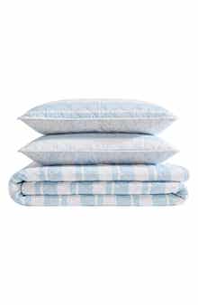 Nautica Seafront Stripe Reversible Cotton Comforter & Sham Set