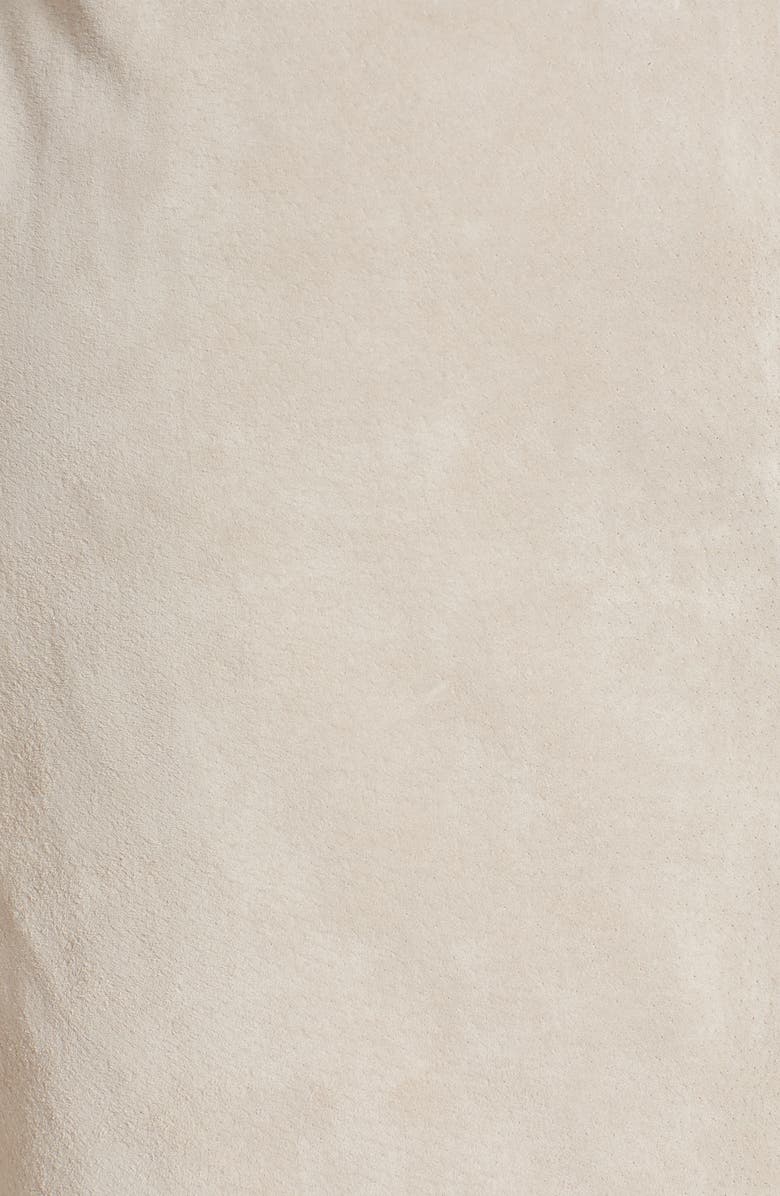 BLANKNYC Snap Front Suede Miniskirt, Alternate, color, 