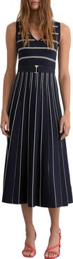 Reiss Mallory Mixed Stripe Dress