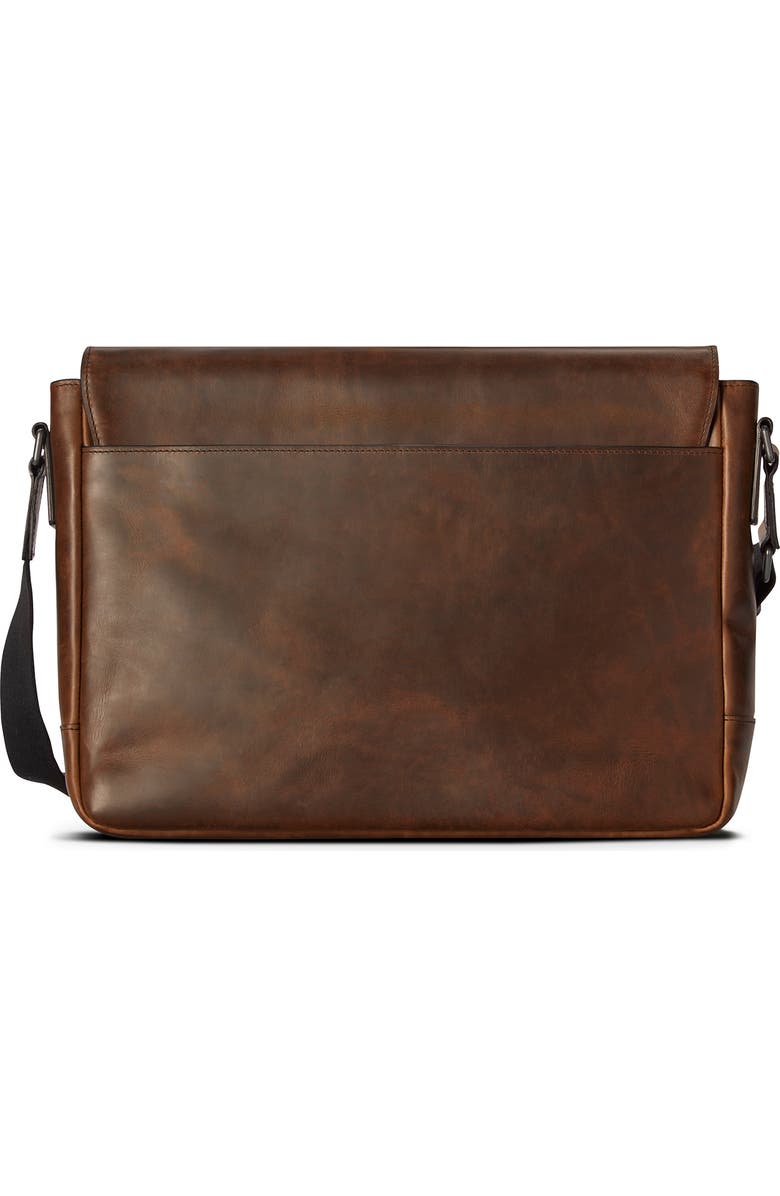 Shinola Navigator Leather Messenger Bag, Alternate, color,