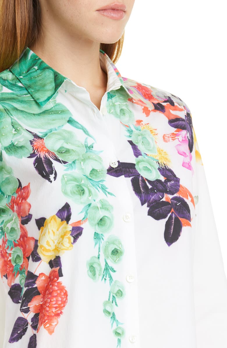 Etro Pop Floral Print Shirt, Alternate, color,
