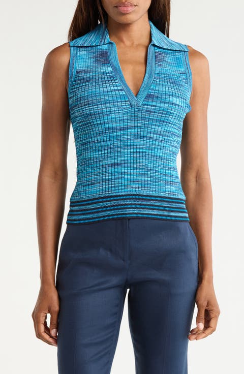 Birdie Collared Sweater Tank