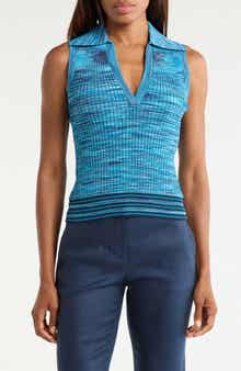 Ramy Brook Birdie Collared Sweater Tank